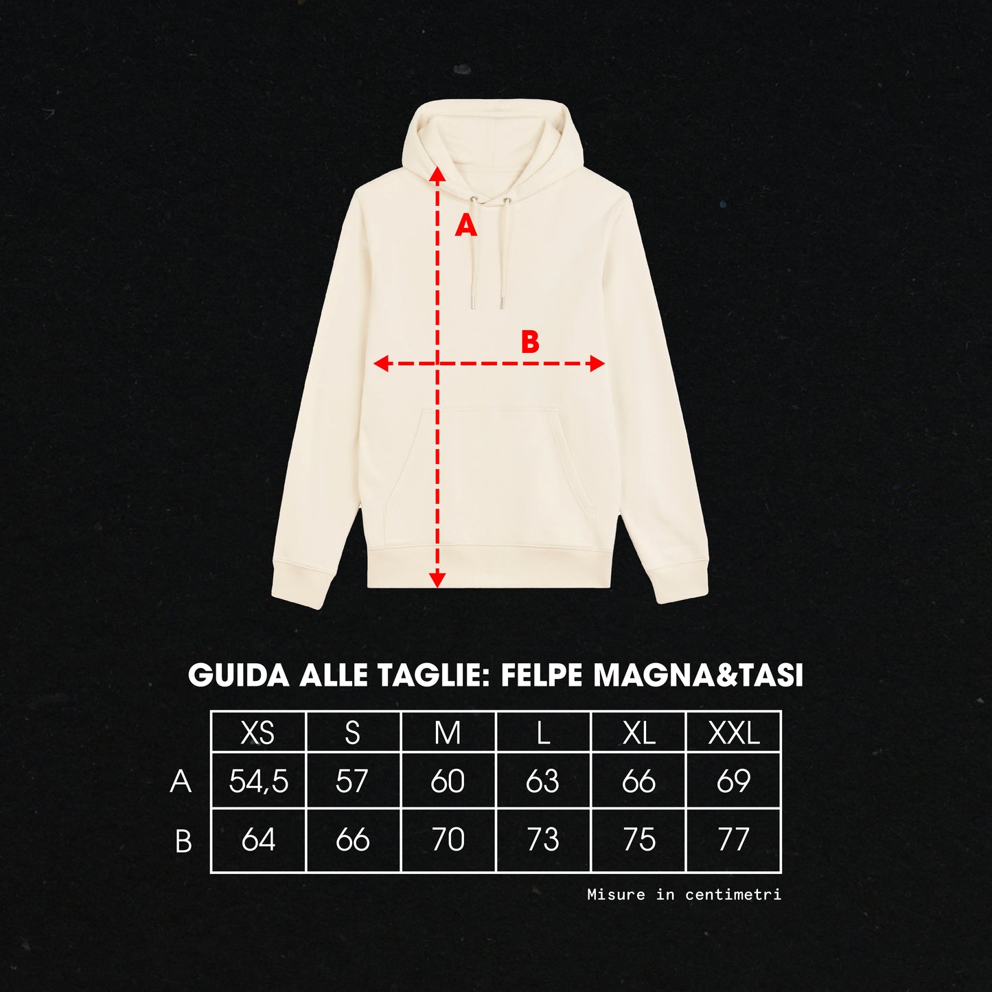 Magna&Tasi Felpa Cappuccio